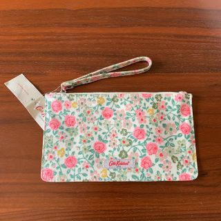 キャスキッドソン(Cath Kidston)の新品未使用　キャスキッドソン　シングルリストレッドパース　ポーチ　訳あり(ポーチ)