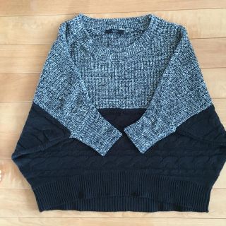 アズールバイマウジー(AZUL by moussy)の最終値下げ♡AZUL バイカラーニット(ニット/セーター)