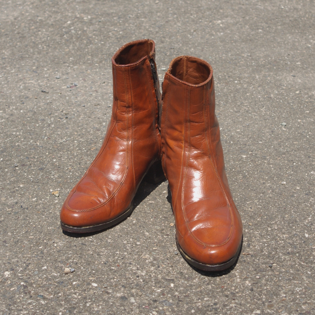 Florsheim フローシャイム ヒールブーツ サイドジップブーツ 古着の