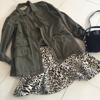 ザラ(ZARA)のZARA レオパードスカート(ミニスカート)