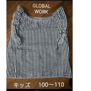 グローバルワーク(GLOBAL WORK)のグローバルワーク　ソデフリルプルオーバーノースリーブ(Tシャツ/カットソー)