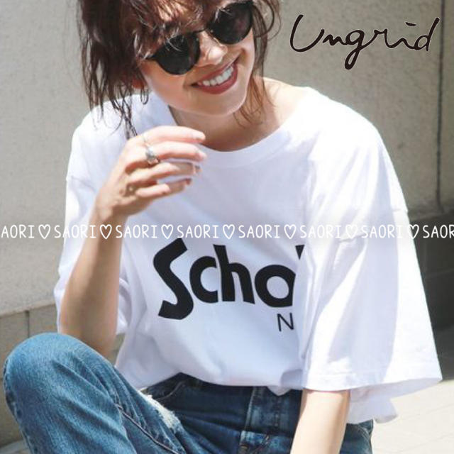 ungrid【美品】Schott別注ビッグtee★TODAYFUL