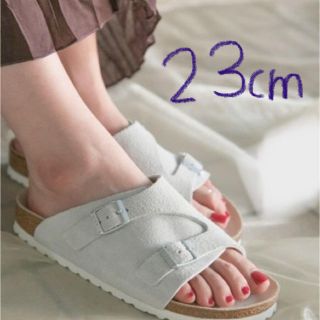 ビルケンシュトック(BIRKENSTOCK)のうみあお様専用　ビルケンシュトック　ZURICH　　ホワイト 23cm(サンダル)