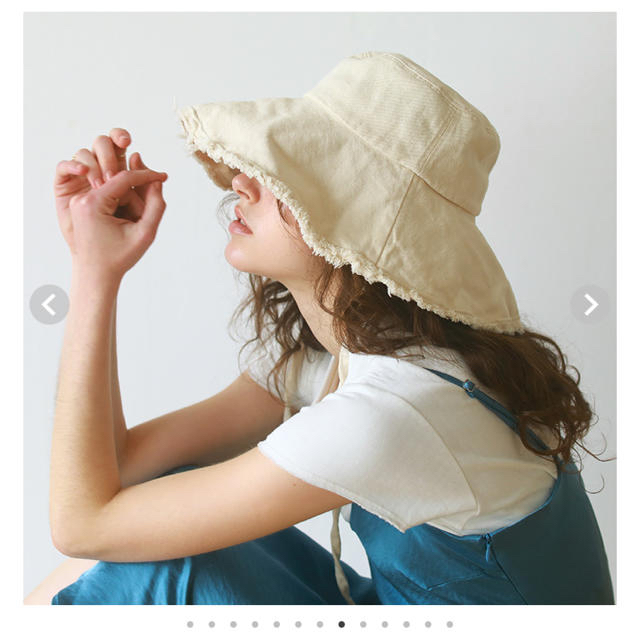 SeaRoomlynn(シールームリン)のsearoomlynn バケットハット　キナリ レディースの帽子(ハット)の商品写真