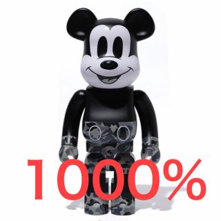 アベイシングエイプ(A BATHING APE)のBE@RBRICK BAPE MICKEY MOUSE 1000% 確実正規品(キャラクターグッズ)