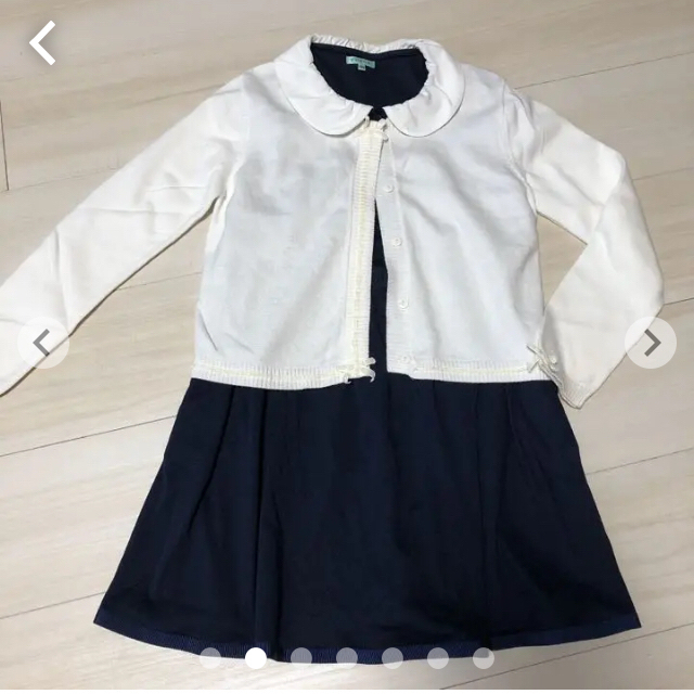 TOCCA(トッカ)のTOCCA ワンピース130 キッズ/ベビー/マタニティのキッズ服女の子用(90cm~)(ワンピース)の商品写真