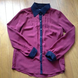 バイカラー★ブラウス(シャツ/ブラウス(長袖/七分))