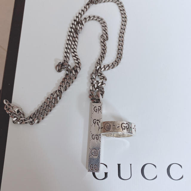 Gucci - 期間限定価格!! GUCCI ゴースト リング ネックレス セット
