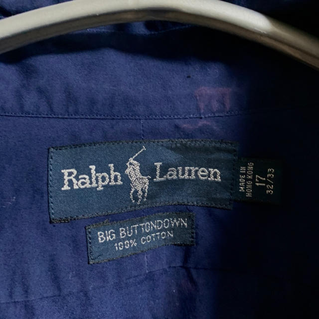 Ralph Lauren(ラルフローレン)のRALPH LAUREN ラルフローレン ワンポイント シャツ ブルー シンプル メンズのトップス(シャツ)の商品写真