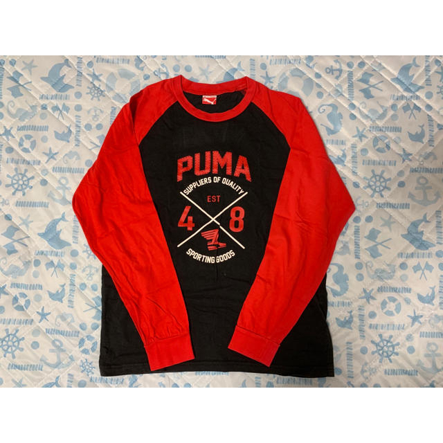 PUMA(プーマ)のプーマ長袖Tシャツ　2枚セット キッズ/ベビー/マタニティのキッズ服男の子用(90cm~)(Tシャツ/カットソー)の商品写真