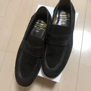 サントーニ(Santoni)のBARRETT  スエードレザー スリッポン モカシン 革靴(スリッポン/モカシン)