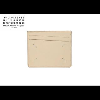 マルタンマルジェラ(Maison Martin Margiela)のMaison Margiela ベージュ クラシック カード ホルダー(名刺入れ/定期入れ)