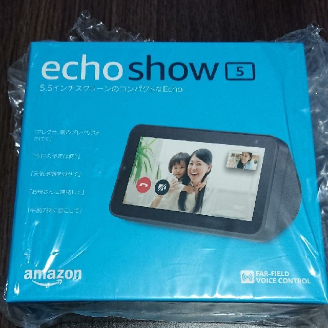 ECHO(エコー)のAmazon echo show 5 新品 スマホ/家電/カメラのオーディオ機器(スピーカー)の商品写真