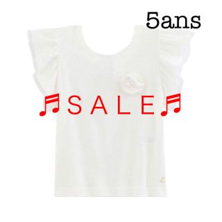 プチバトー(PETIT BATEAU)の★セール★　プチバトー 5ans リネン半袖Tシャツ　(Tシャツ/カットソー)