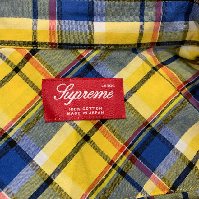 Supreme S/S Plaid Flannel Shirt 半袖ネルシャツ