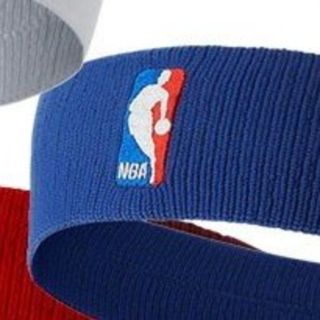 ナイキ(NIKE)の新品 NIKE NBA プロ使用モデル headband royal blue(ヘアバンド)