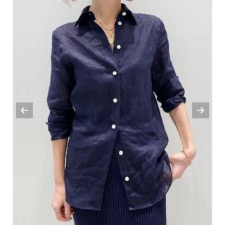 アパルトモンドゥーズィエムクラス(L'Appartement DEUXIEME CLASSE)のアパルトモン MADISON BLUE MADAME SHIRT(RAMIE) (シャツ/ブラウス(長袖/七分))