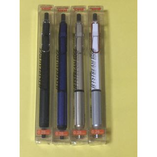 ミツビシエンピツ(三菱鉛筆)のジェットストリーム エッジ 0.28mm　４本セット（２〜３本でも可能）(ペン/マーカー)