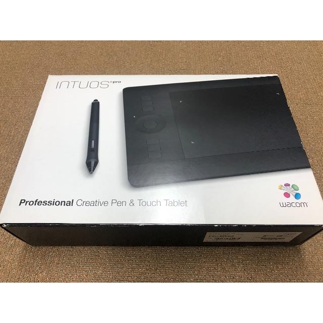 Wacom(ワコム)のワコムペンタブレット PTH-451/K0 intuos pro small スマホ/家電/カメラのPC/タブレット(PC周辺機器)の商品写真