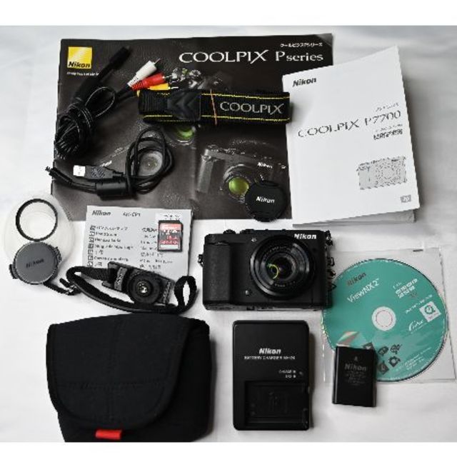 ニコン CoolPix P7700 本体および付属品 ニコン CoolPix P7700 本体および付属品