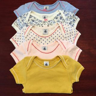 プチバトー(PETIT BATEAU)のプチバトー　肌着　半袖ボディ　セット(下着)