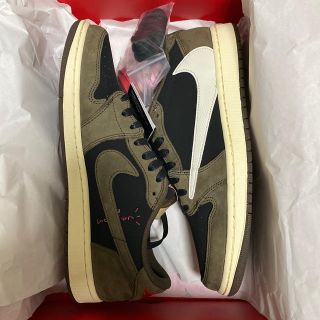 ナイキ(NIKE)のnike air jordan 1 low × travis scott 29(スニーカー)