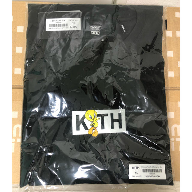 kith tweety box logo tee monday XLメンズ