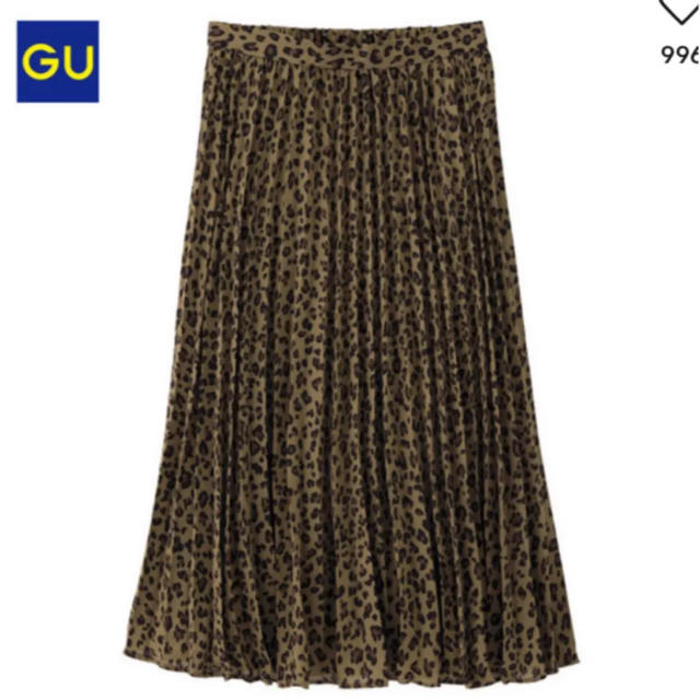 GU(ジーユー)のGU ミディ丈プリーツスカートH&M GRL カスタネ　mystic  レディースのスカート(ひざ丈スカート)の商品写真