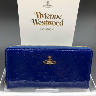 ヴィヴィアンウエストウッド(Vivienne Westwood)の【新品・正規品】ヴィヴィアン ウエストウッド 長財布 310 青 プレゼント(財布)