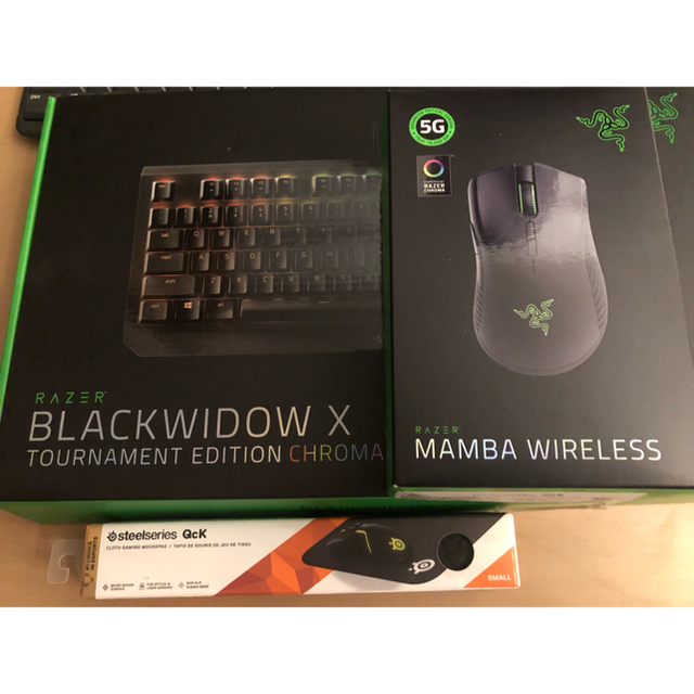 Razer レーザー ゲーミングキーボード BlackWidow マウスセット 【2022