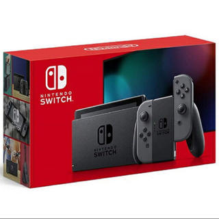 ニンテンドースイッチ(Nintendo Switch)の新品未使用Nintendo Switch [グレー] 2019年8月新モデル(家庭用ゲーム機本体)