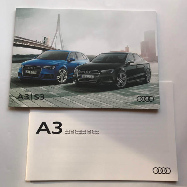 AUDI(アウディ)のアウディ Ａ３ カタログ ２０１９年５月発行分 自動車/バイクの自動車(カタログ/マニュアル)の商品写真