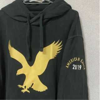 アメリカンイーグル(American Eagle)のアメリカンイーグル　パーカー　メンズ　お洒落　かわいい　古着　お気に入り(パーカー)