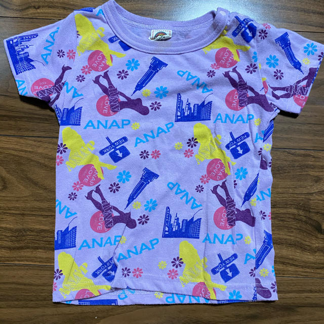 ANAP Kids(アナップキッズ)のTシャツ(ANAP) キッズ/ベビー/マタニティのキッズ服女の子用(90cm~)(Tシャツ/カットソー)の商品写真