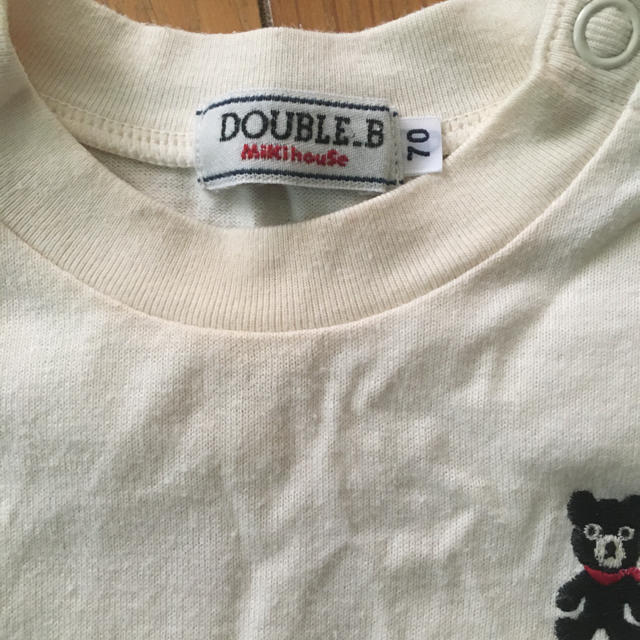 DOUBLE.B(ダブルビー)のミキハウス ダブルビー Tシャツ キッズ/ベビー/マタニティのベビー服(~85cm)(Ｔシャツ)の商品写真