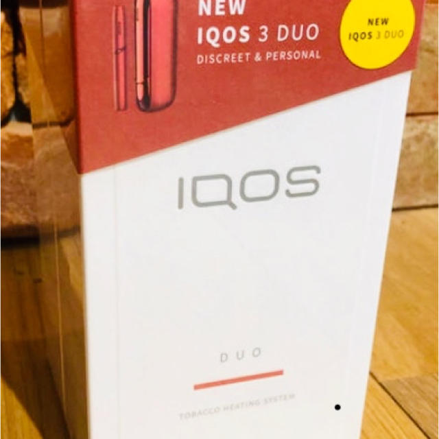 IQOS(アイコス)のIQOS3 アイコス3 DUO ディオ ウォームカッパー 赤 生産終了 未開封 メンズのファッション小物(タバコグッズ)の商品写真