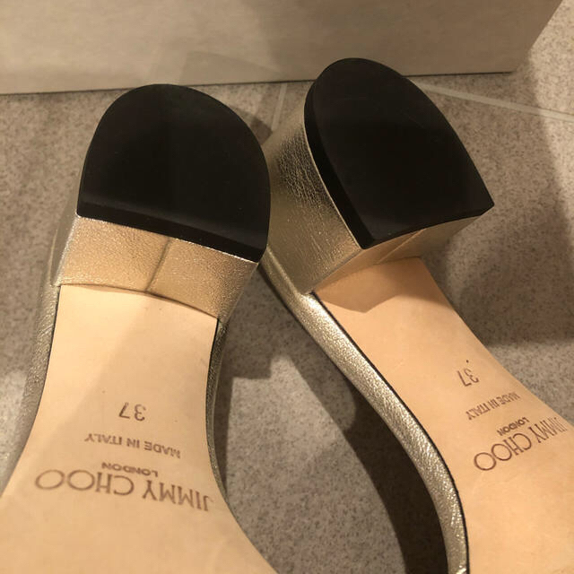 品揃え豊富で JIMMY CHOO ミュール クリスタルバックル付き ジミーチュウ♡ - サンダル - covid19.ins.gov.mz