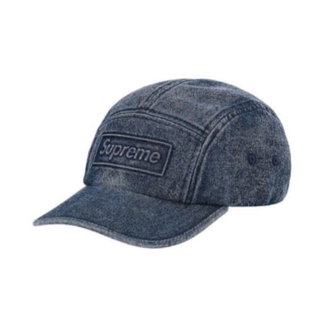 帽子20ss supreme Embossed Denim Camp Cap