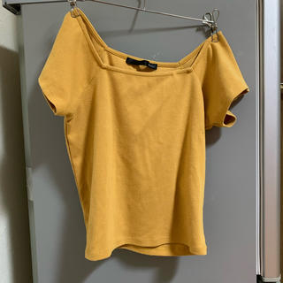 ヘザー(heather)のスクエアネックTシャツ(Tシャツ/カットソー(半袖/袖なし))
