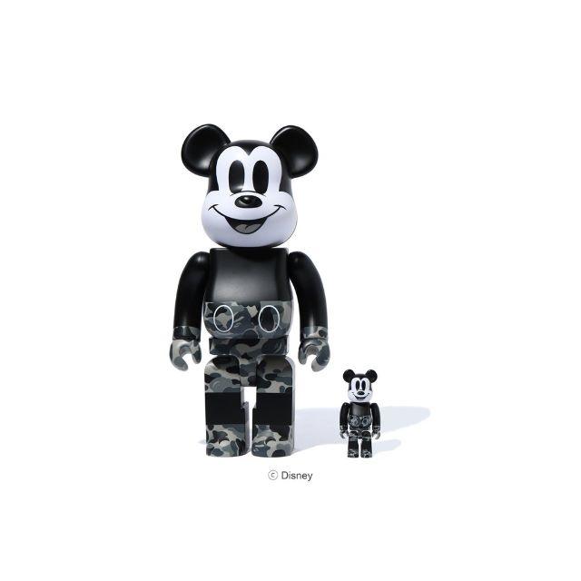 BAPE MICKEY MOUSE BE@RBRICK 100% & 400%