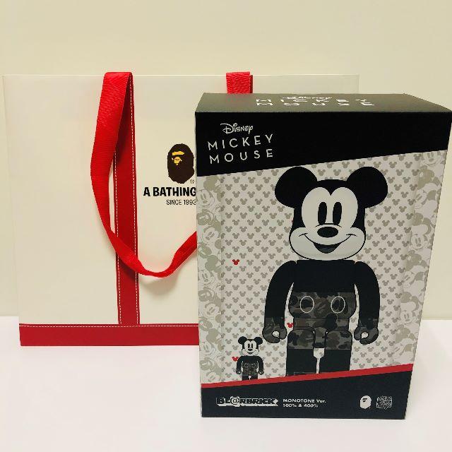 BAPE MICKEY MOUSE BE@RBRICK 100% & 400%