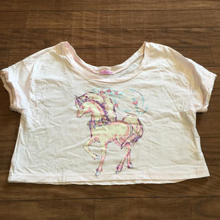 ミルクリーム(milklim)の専用 ユニコーンお城トップス(Tシャツ(半袖/袖なし))