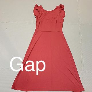 ギャップ(GAP)の新品！GAP赤ピンクワンピース(ひざ丈ワンピース)