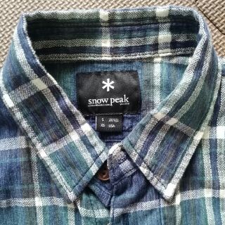 スノーピーク(Snow Peak)のsnowpeak スノーピーク チェックシャツ　半袖(シャツ)