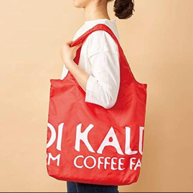 KALDI(カルディ)のカルディ エコバック レッド レディースのバッグ(エコバッグ)の商品写真