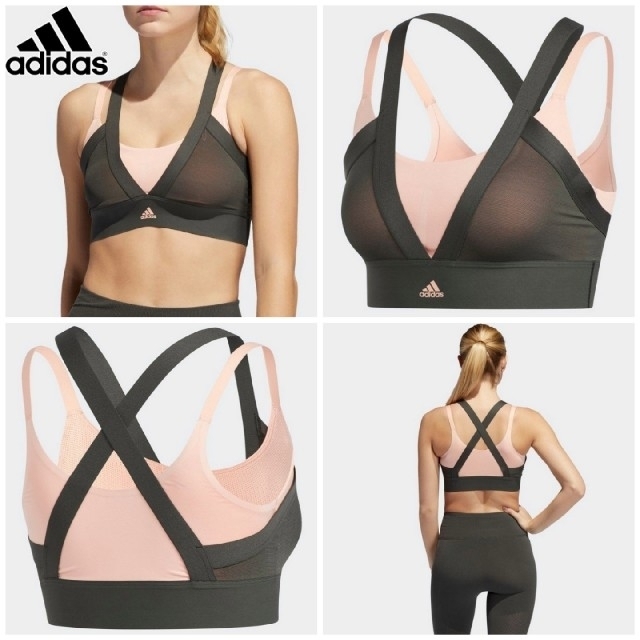 adidas(アディダス)のadidas　スポーツブラ　新品未使用 スポーツ/アウトドアのランニング(ウェア)の商品写真