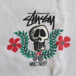 STUSSY   激レア OLD STUSSY スカルフラワー 'S オールド