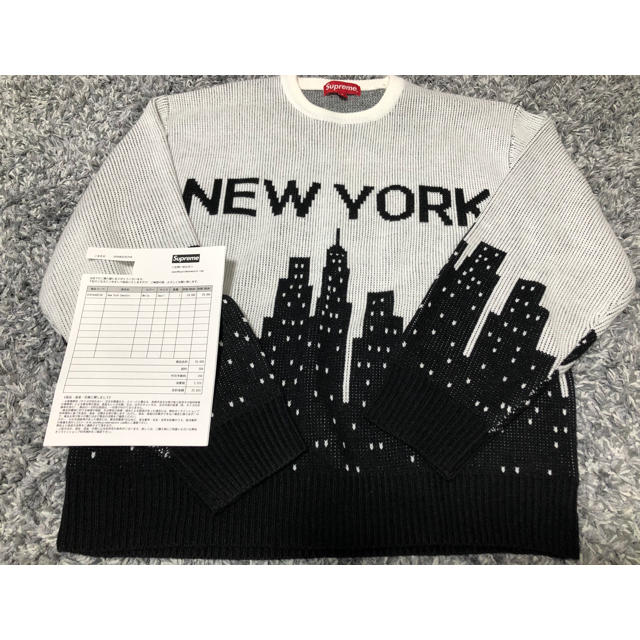 supreme new york sweater S