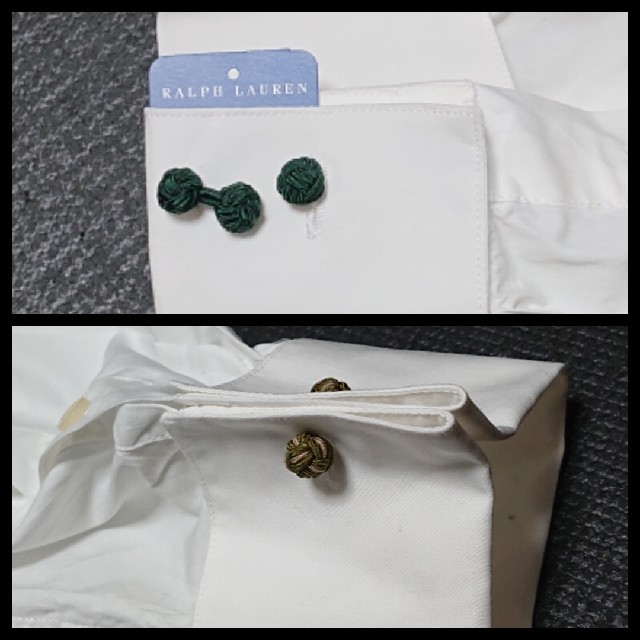 POLO RALPH LAUREN - RL カフス 薄緑×ベージュ / 緑の通販 by POLO RALPH LAUREN - RL カフス 薄緑×ベージュ / 緑の通販 by