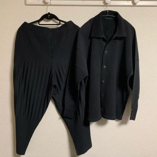 プリーツプリーズイッセイミヤケ(PLEATS PLEASE ISSEY MIYAKE)のissey miyake homme plisse 定番プリーツセットアップ(セットアップ)